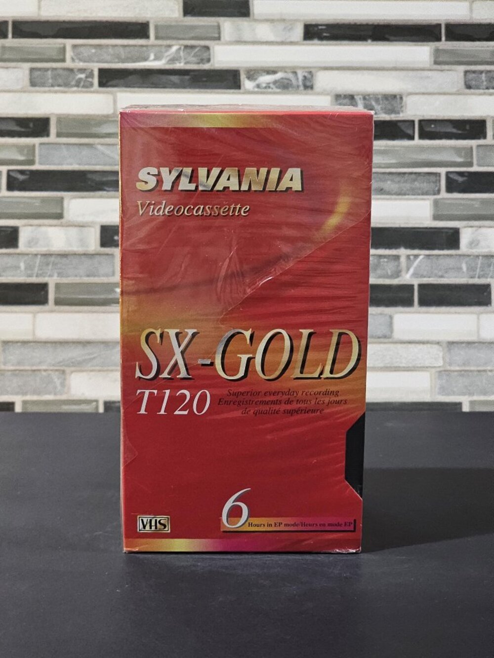 Sylvania Blank Videocassettes SX-GOLD T120, Lot Of 3 Factory Sealed